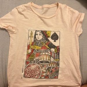 Lucky brand queen of spades graph t-shirt